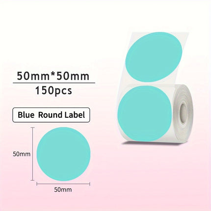 White Square Label Stickers Roll (300)