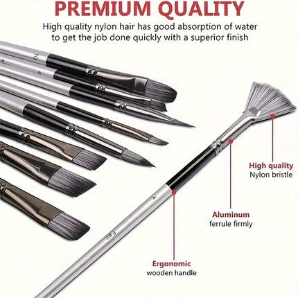 24pc Artist Paint Brush Set
