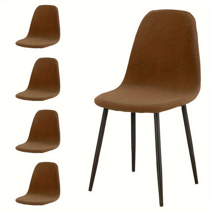 Waterproof Milk Fiber Chair Covers - Set of 4/6