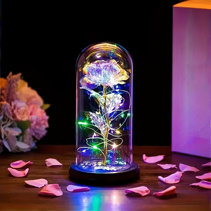 LED Butterfly Rose Lamp – Romantic Light for Special Occasions