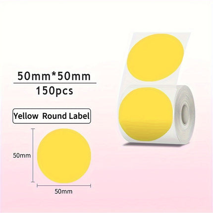 White Square Label Stickers Roll (300)