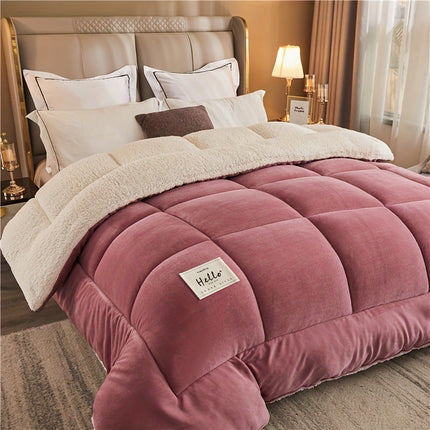 All-Season Quilted Comforter Insert - Soft & Breathable Down Alternative