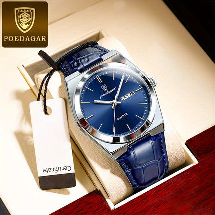 Luminous Quartz Watch with Calendar