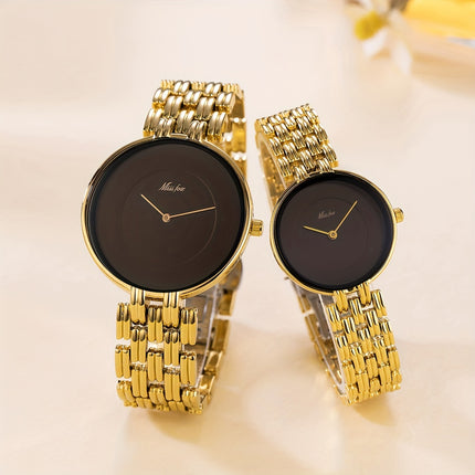 Missfox Golden Minimalist Watch