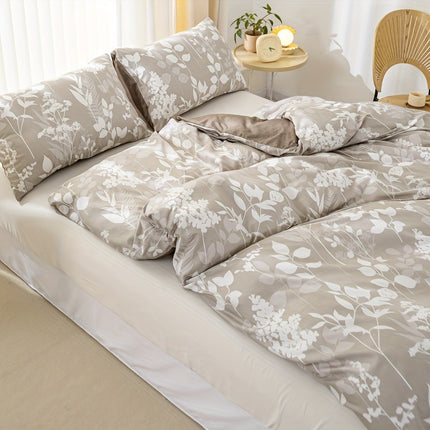 Classic Retro Floral Duvet Cover Set - 3pcs