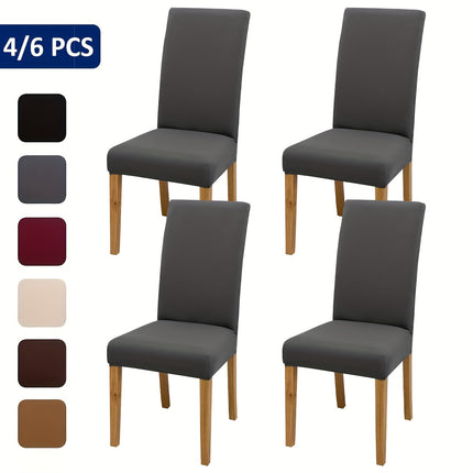 Stretchy Milk Fabric Chair Covers - Stylish & Durable