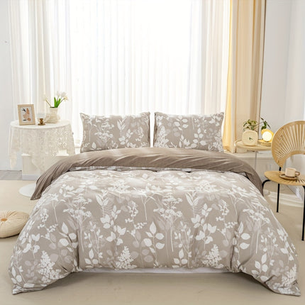 Classic Retro Floral Duvet Cover Set - 3pcs