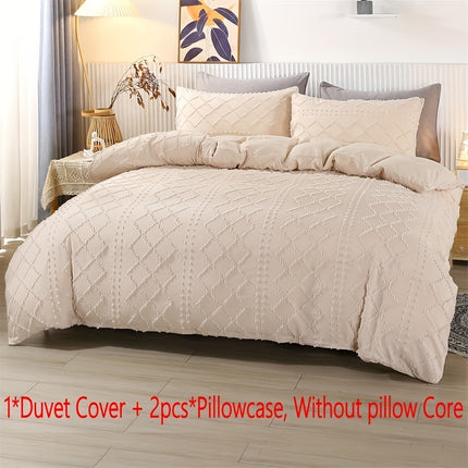 Bohemian Tufted Duvet Cover Set - Stylish & Cozy