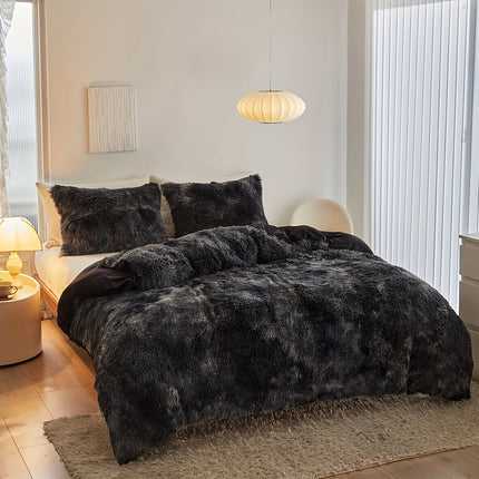 Cozy 3pcs Tie-Dye Duvet Cover Set – All-Season Comfort