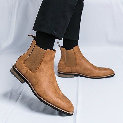 Sleek Black Chelsea Boots for Men