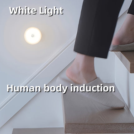Smart Motion-Activated LED Night Light – USB Rechargeable