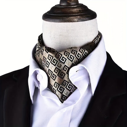 Retro Men’s Double-Sided Shirt Scarf