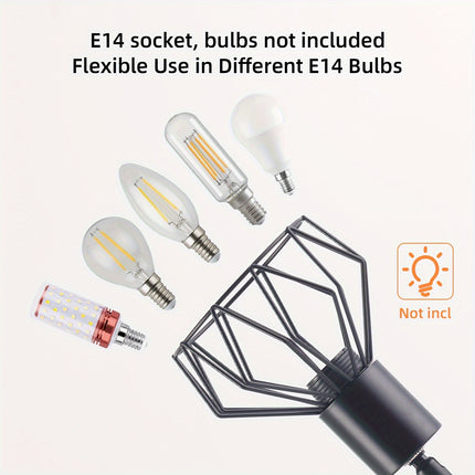 Retro LED 6-Bulb Ceiling Spotlight - E14 Swiveling Ceiling Lamp