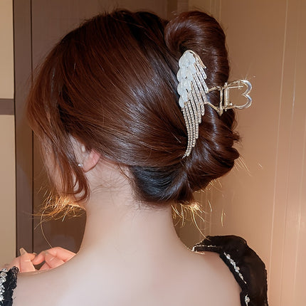 Elegant Angel Wing Hair Claw Clip