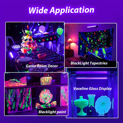 USB Blacklight Bars for Parties and Stage Effects