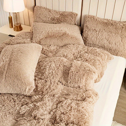 Luxurious Plush Duvet Cover Set - Soft & Cozy