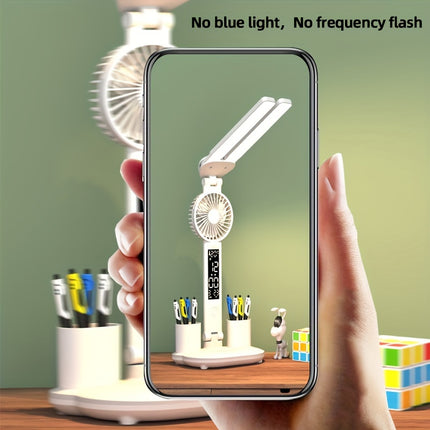 Dual LED Fan Desk Light