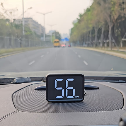 Smart HUD Car Speed Display – USB Powered, Universal Fit
