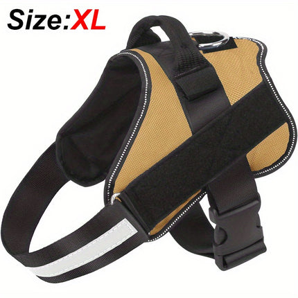 Reflective No-Pull Dog Harness with Easy-Grab Handle - Monti Bargains