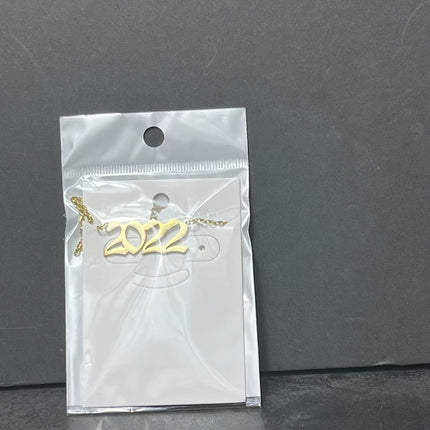 Custom Birth Year Stainless Steel Necklace