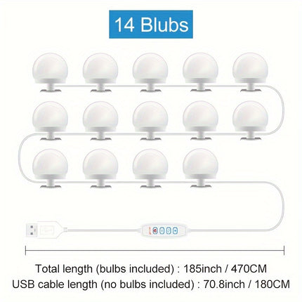 LED Makeup Mirror Lights Kit