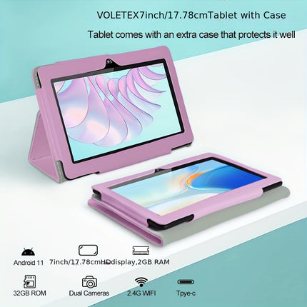 ATMPC 7-Inch Android Tablet with Case – Compact & Powerful