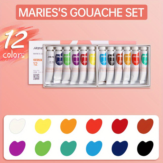Marie's Gouache Paint Set: Vibrant Artist Colors