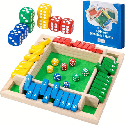Classic Wooden Dice Game – Fun for Family & Friends