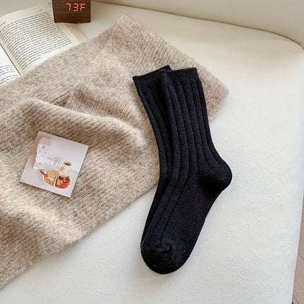 Women's Cozy Wool Blend Winter Socks (2 Pairs)