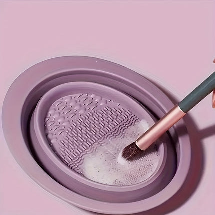 Portable Silicone Makeup Brush Cleaner