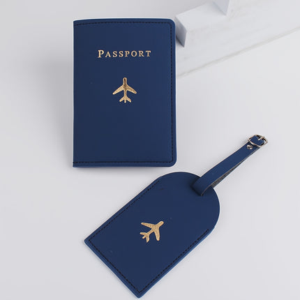 Fashion Bronzing Passport Holder Set