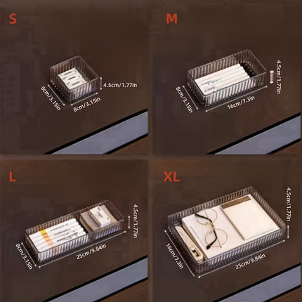 Acrylic Drawer Organizer Set - 7/8pcs Cosmetic Storage