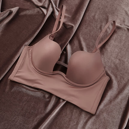 Hollow Out Scoop Push-Up Bra