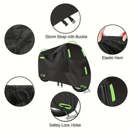 Universal All-Season Motorcycle Cover - Waterproof & UV Protection