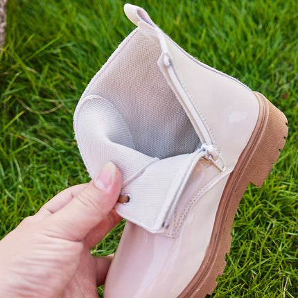 Girls' Sparkling Heart High-Top Boots