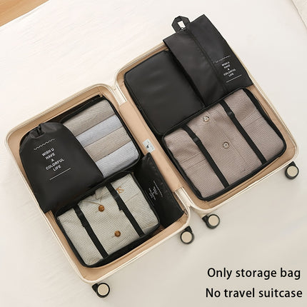 7pcs Travel Packing Organizer Set