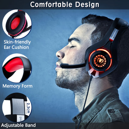 Gaming Headset – Immersive Sound & Noise Cancelling - Monti Bargains