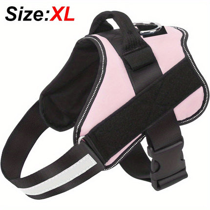 Reflective No-Pull Dog Harness with Easy-Grab Handle - Monti Bargains