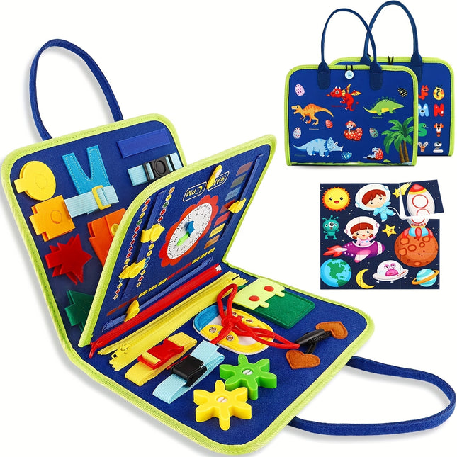 25-in-1 Busy Board – Ultimate Learning Fun for Toddlers! - Monti Bargains