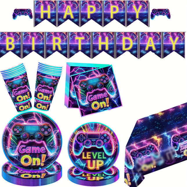 Game On! Vibrant Gaming Party Supplies for Ultimate Fun