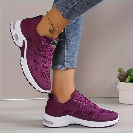 Women's Breathable Knitted Running Shoes