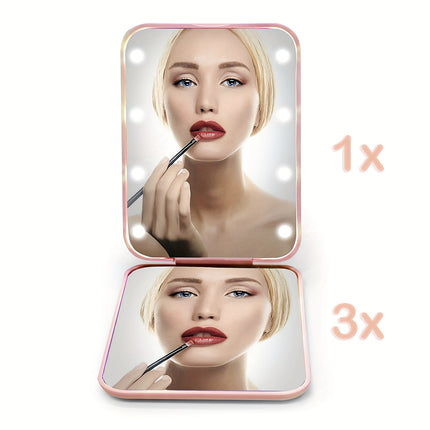 Portable LED Compact Mirror
