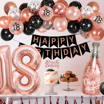 18th Birthday Decorations Girls