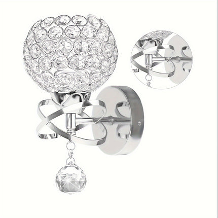 Modern Crystal Wall Sconce – Elegant Lighting for Any Room