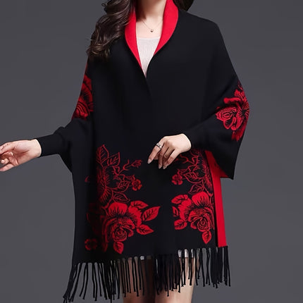 Goddess Shawl Coat - Retro Elegance