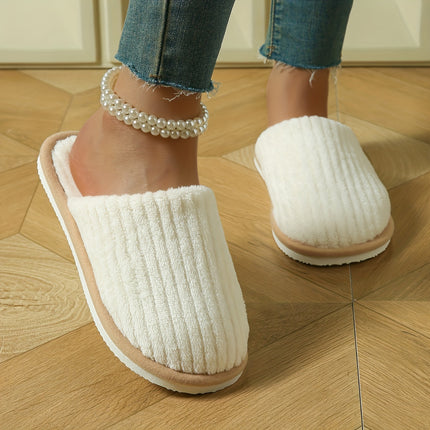 Plush Lined Cozy Indoor Slippers