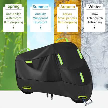 Waterproof Motorcycle Cover - 210D All-Weather Protection