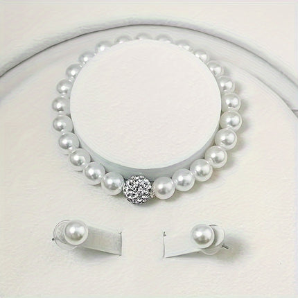 Elegant Pearl Jewelry Set