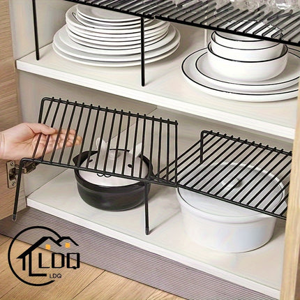 Expandable Metal Shelf Organizer for Kitchen Countertop