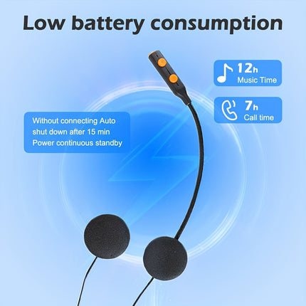 Wireless Motorcycle Helmet Headset – Clear Calls & Music